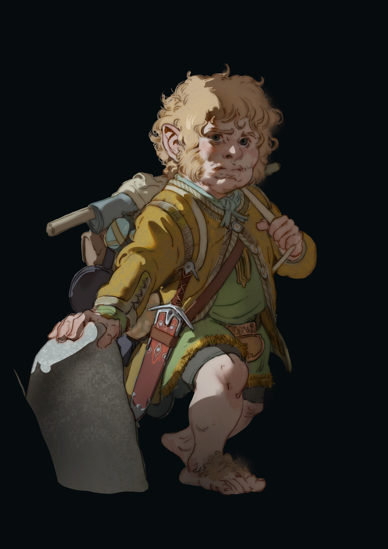 Illustration for article titled A Beautiful Take On Lord Of The Rings